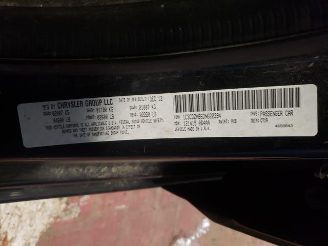 2013 DODGE AVENGER 1C3CDZAB6DN622394