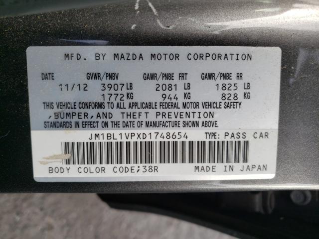 2013 MAZDA 3 I - JM1BL1VPXD1748654