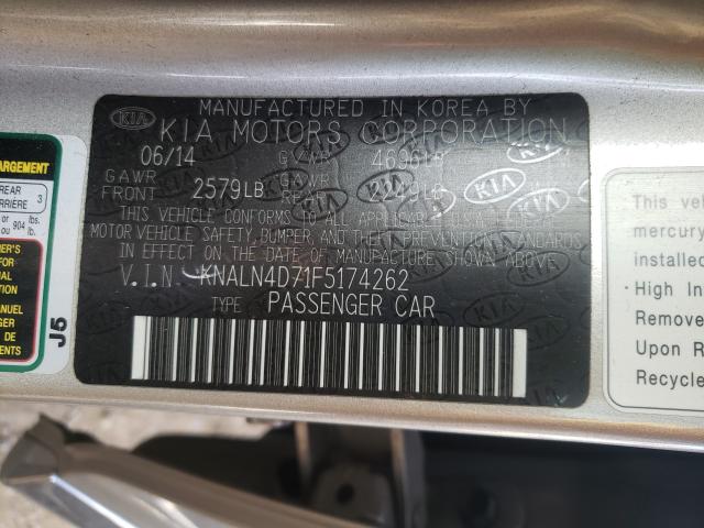 2015 KIA CADENZA PR KNALN4D71F5174262