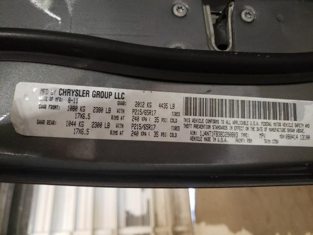 2011 JEEP COMPASS 1J4NT1FB3BD290803