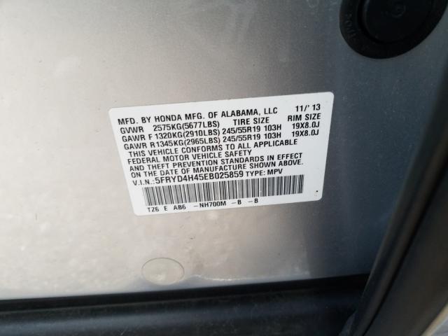 2014 ACURA MDX TECHNO 5FRYD4H45EB025859