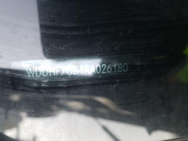 2010 MERCEDES-BENZ E 550 WDDHF7CB1AA026180