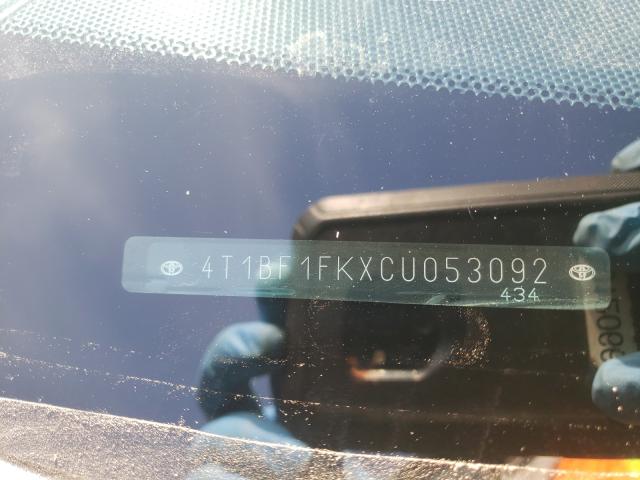2012 TOYOTA CAMRY BASE - 4T1BF1FKXCU053092