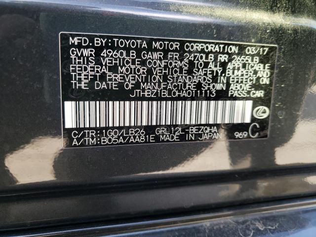 2017 LEXUS GS 350 BAS JTHBZ1BL0HA011113