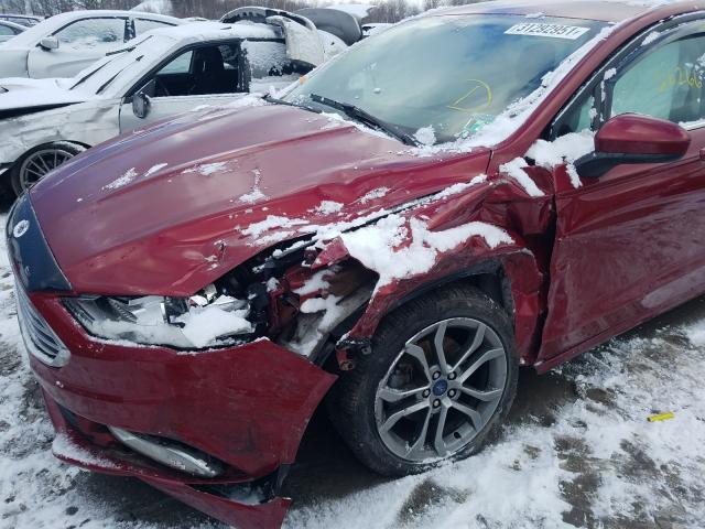 2017 FORD FUSION SE 3FA6P0T99HR153834