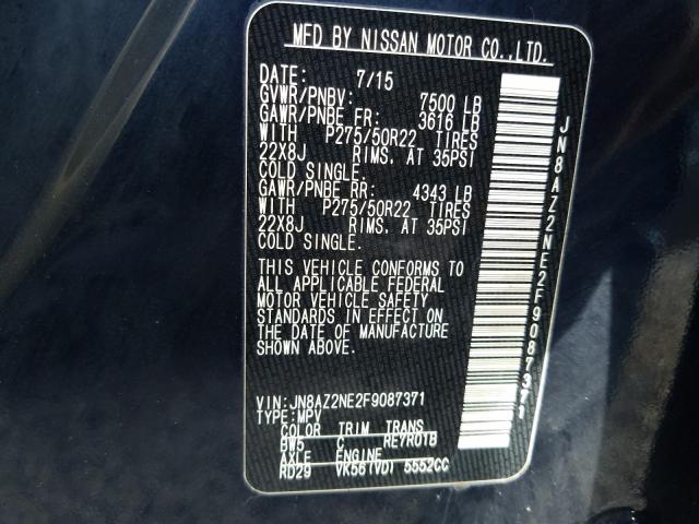 2015 INFINITI QX80 JN8AZ2NE2F9087371