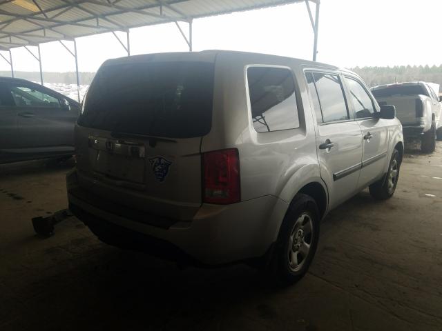 2012 HONDA PILOT LX 5FNYF3H29CB008631