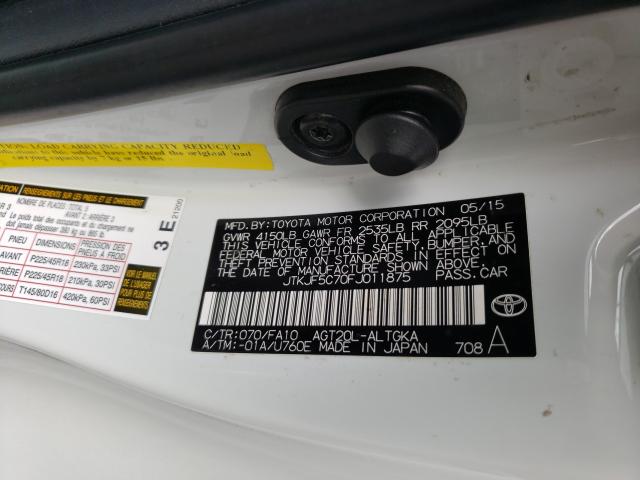 2015 TOYOTA SCION TC JTKJF5C70FJ011875