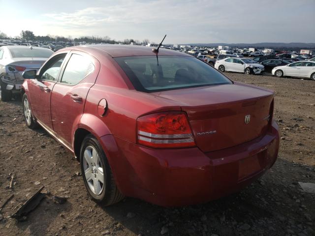 2010 DODGE AVENGER SX 1B3CC4FB2AN112065