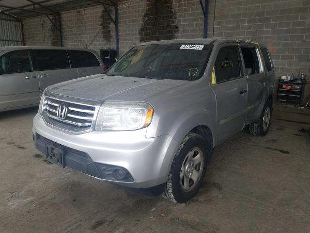 2012 HONDA PILOT LX 5FNYF3H29CB008631