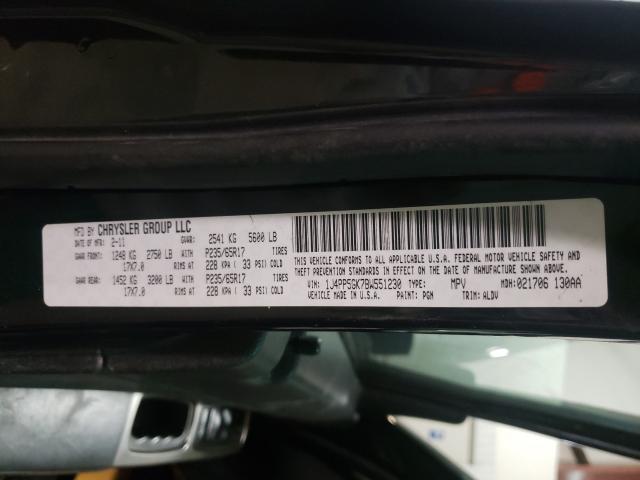 2011 JEEP LIBERTY 1J4PP5GK7BW551230