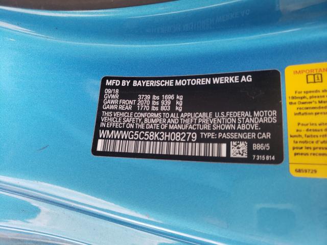 2019 MINI COOPER WMWWG5C58K3H08279