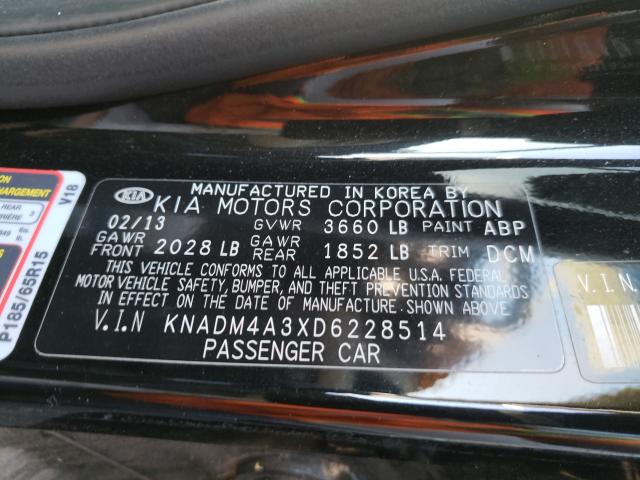 2013 KIA RIO LX - KNADM4A3XD6228514