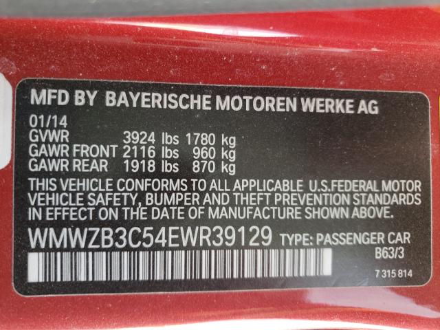 2014 MINI COOPER COU WMWZB3C54EWR39129