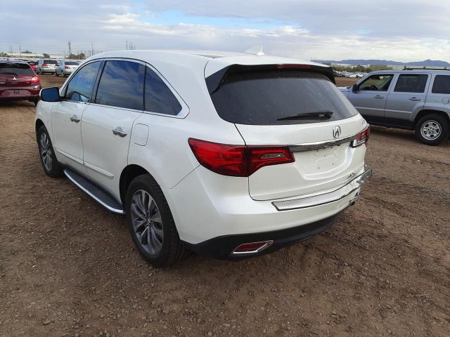 2014 ACURA MDX TECHNO 5FRYD3H41EB009720