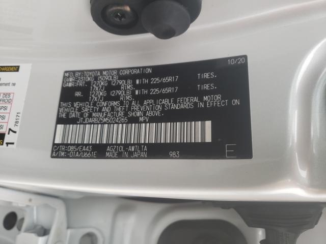 2021 LEXUS NX 300 BAS JTJDARBZ5M5024265