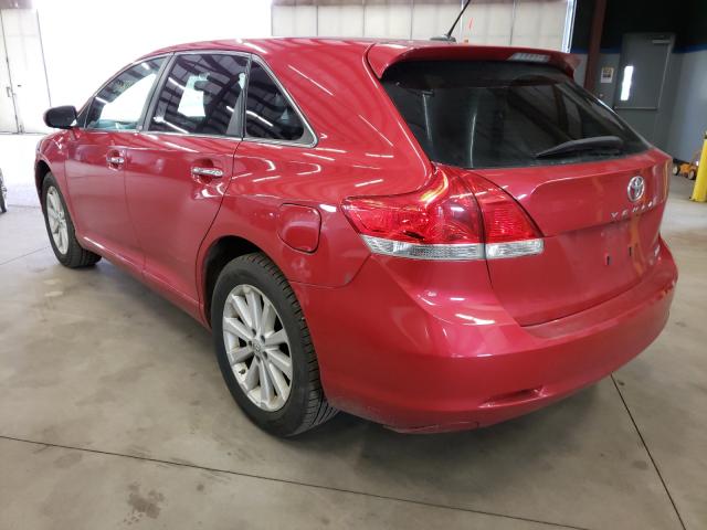 2012 TOYOTA VENZA LE 4T3BA3BB1CU030579