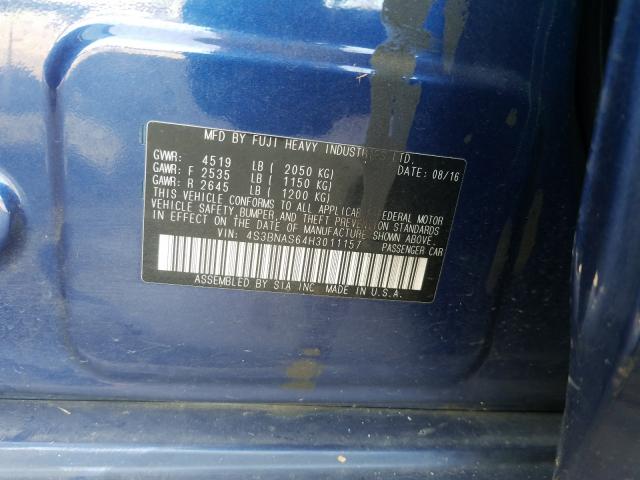 2017 SUBARU LEGACY SPO 4S3BNAS64H3011157