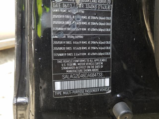 2013 LAND ROVER LR4 HSE SALAG2D46DA684733