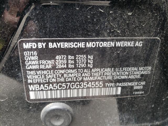 2016 BMW 528 I WBA5A5C57GG354555