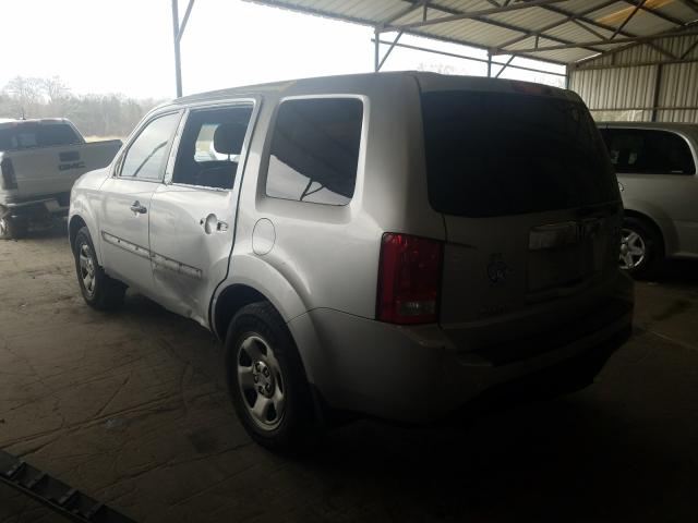 2012 HONDA PILOT LX 5FNYF3H29CB008631