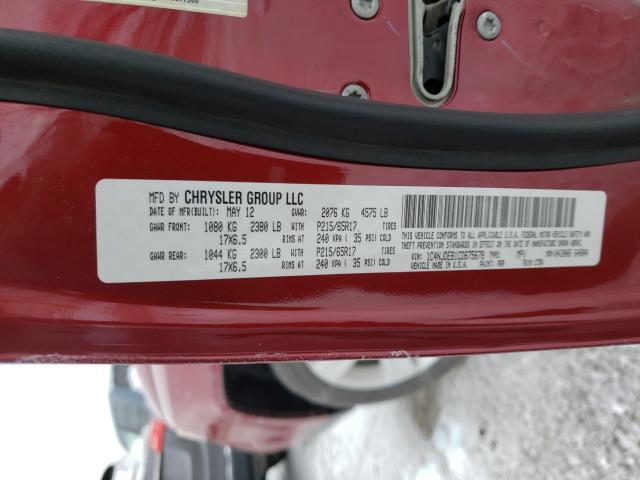 2012 JEEP COMPASS LA 1C4NJDEB1CD675678