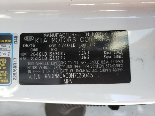 2017 KIA SPORTAGE L - KNDPMCAC9H7136045