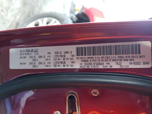 2015 RAM 2500 LARAM 3C6UR5KL9FG686644