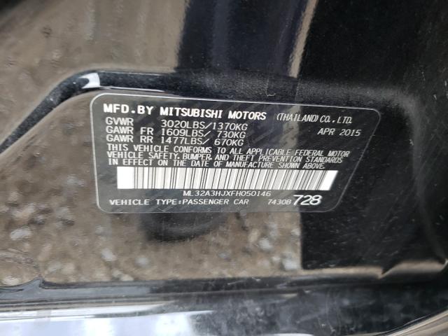 2015 MITSUBISHI MIRAGE DE ML32A3HJXFH050146