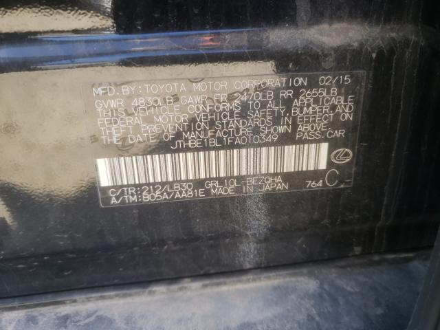 2015 LEXUS GS 350 JTHBE1BL1FA010349