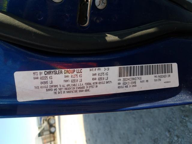 2010 DODGE CHARGER 2B3CA4CD9AH217416
