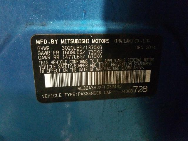 2015 MITSUBISHI MIRAGE DE ML32A3HJXFH037445