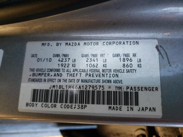 2010 MAZDA SPEED 3 - JM1BL1H46A1279575
