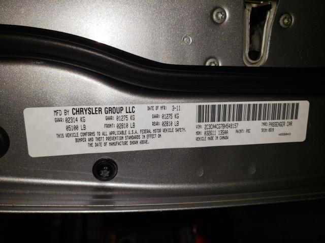 2011 CHRYSLER 300 2C3CA4CG7BH549157