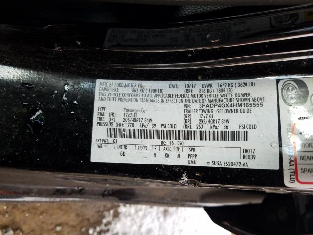 2017 FORD FIESTA ST 3FADP4GX4HM165555