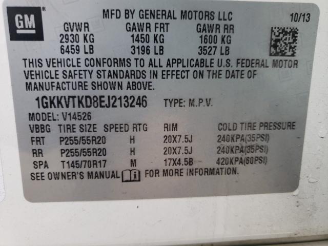 2014 GMC ACADIA DEN 1GKKVTKD8EJ213246