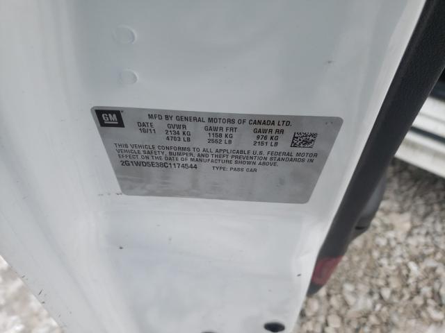 2012 CHEVROLET IMPALA POL 2G1WD5E38C1174544