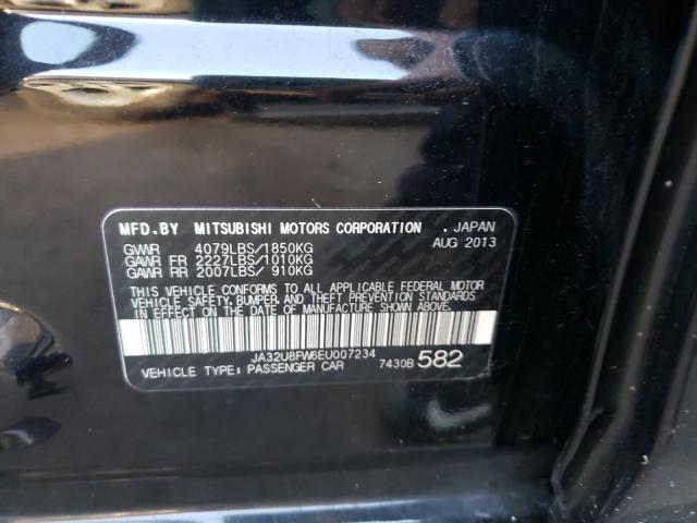 2014 MITSUBISHI LANCER GT JA32U8FW6EU007234