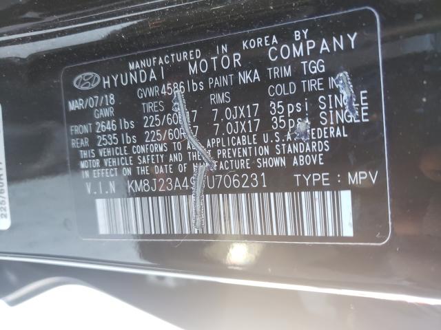 2018 HYUNDAI TUCSON SE KM8J23A49JU706231