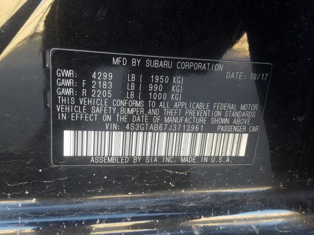 2018 SUBARU IMPREZA PR 4S3GTAB67J3713961
