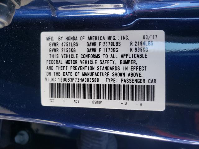 2017 ACURA TLX ADVANC 19UUB3F72HA003569