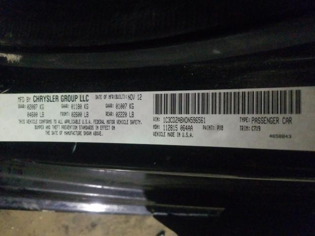 2013 DODGE AVENGER SE 1C3CDZABXDN596561