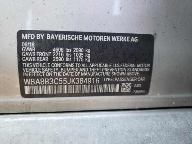 2018 BMW 340 I - WBA8B3C55JK384916