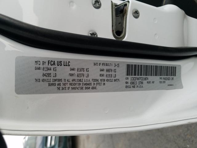2015 DODGE DART SE 1C3CDFAA7FD310874