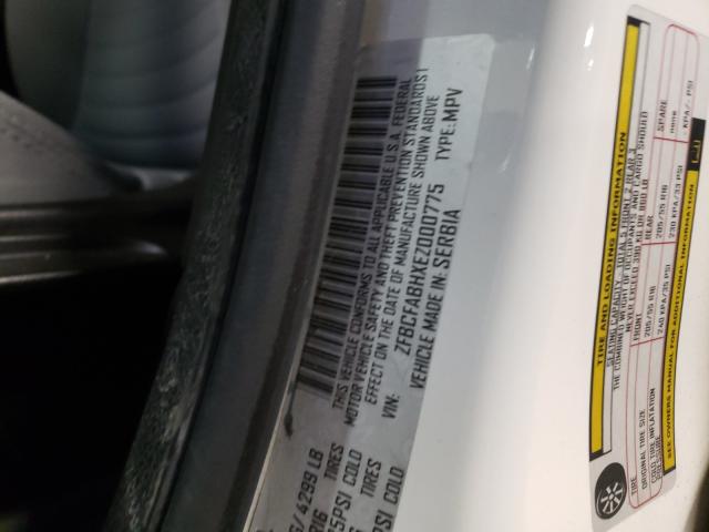 2014 FIAT 500L EASY ZFBCFABHXEZ000775