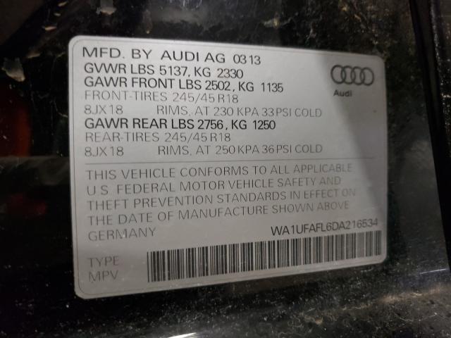 2013 AUDI ALLROAD 4. WA1UFAFL6DA216534