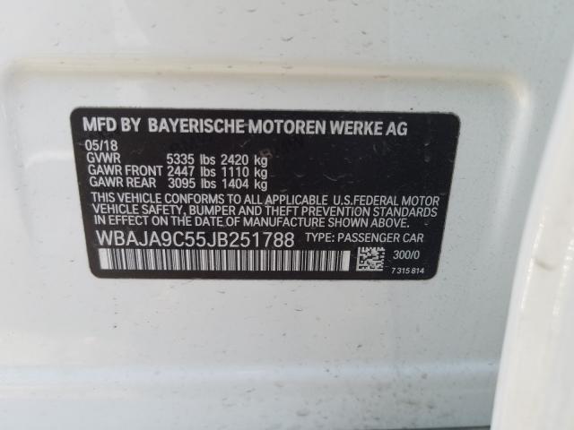 2018 BMW 530E WBAJA9C55JB251788