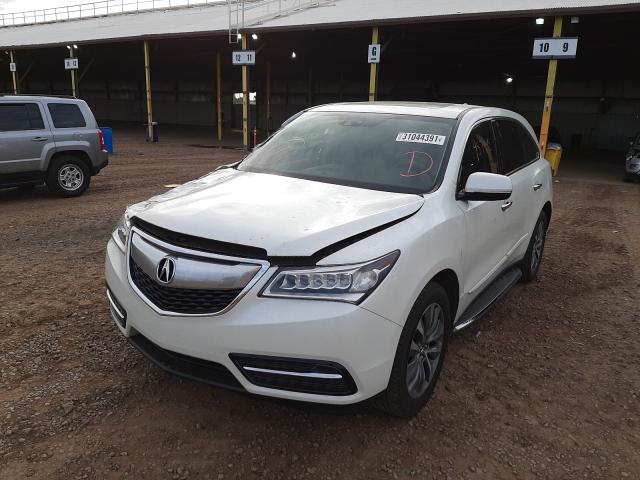 2014 ACURA MDX TECHNO 5FRYD3H41EB009720