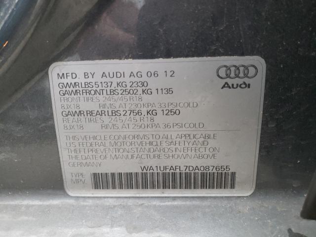2013 AUDI A4 ALLROAD WA1UFAFL7DA087655