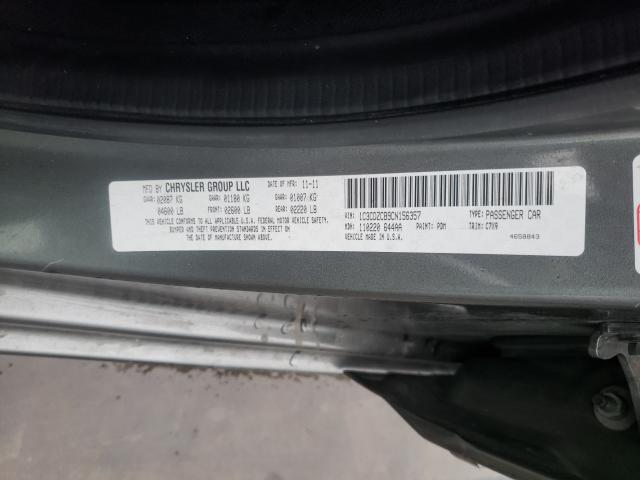 2012 DODGE AVENGER SX 1C3CDZCB9CN156357
